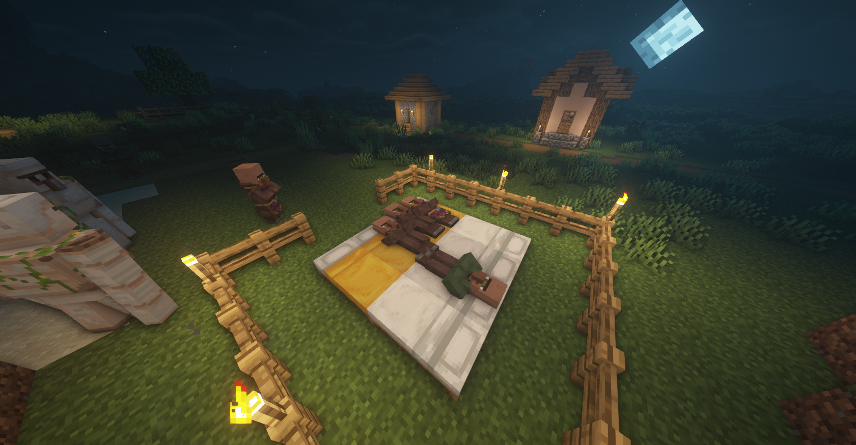 Como Hacer Una Granja De Aldeanos 🧐 ENTRA!! Reproduce aldeanos muy fácilmente!