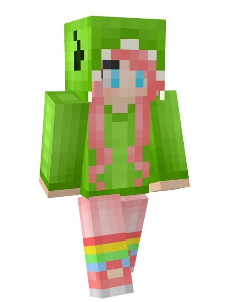 chica bonita minecraft