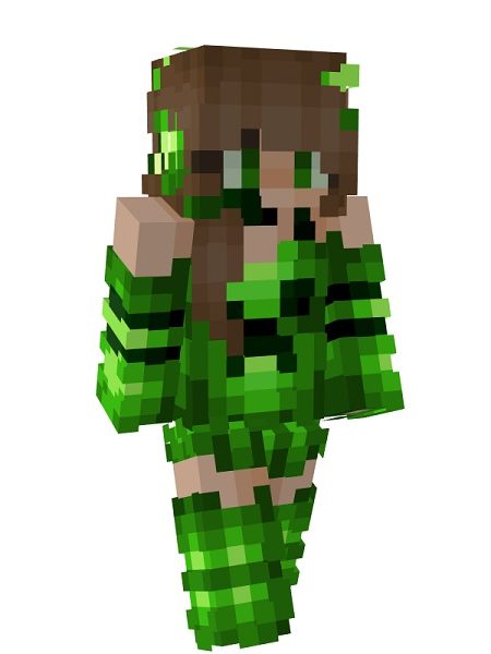 mujer bonita minecraft