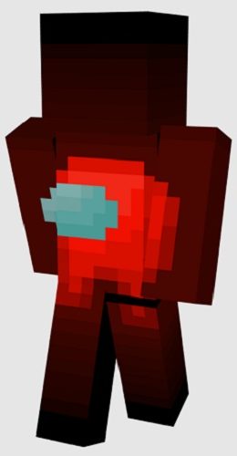 tripulante rojo skin para minecraft