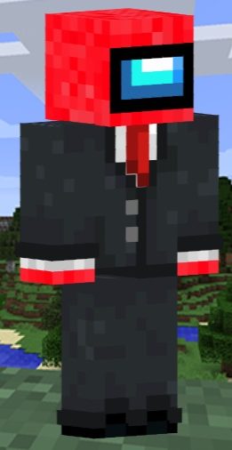 tripulante rojo skin minecraft