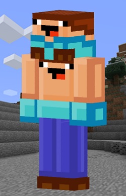skin de noob y su hijo