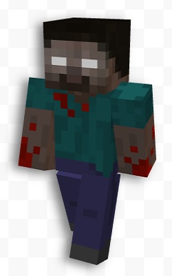 Herobrine skins de minecraft