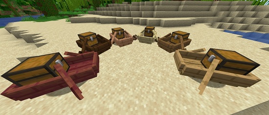 barcos con cofre minecraft