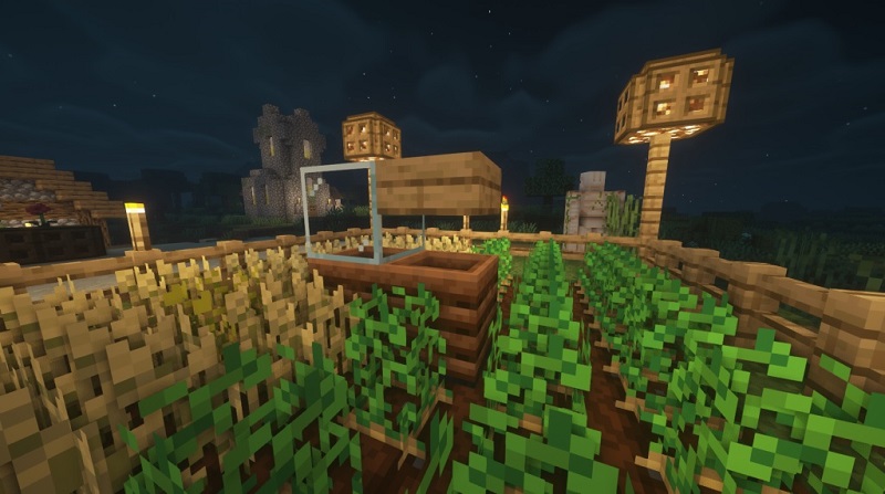 Crops in Minecraft Automatic villagers farm