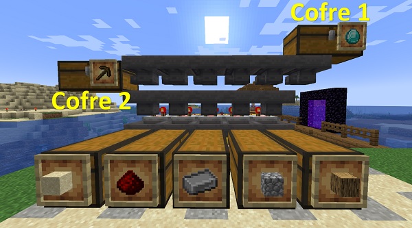 Organizador automatico en minecraft