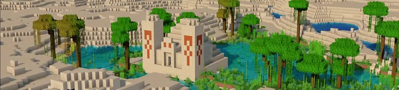 bioma realista en mineraft