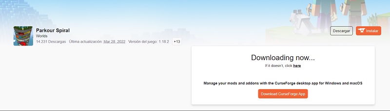 descargar mapa de parkour