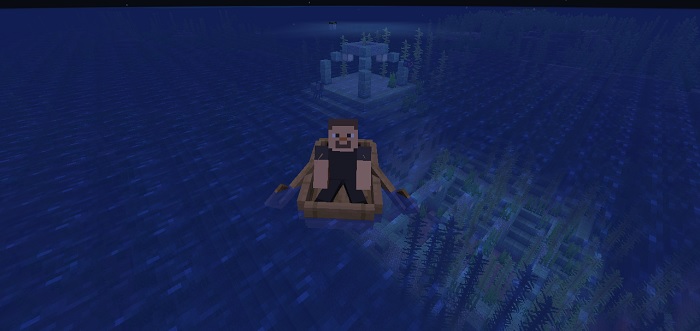 encontrar monumento del mar minecraft