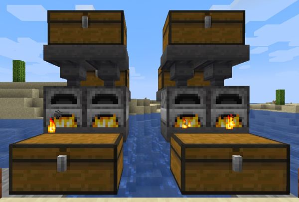 experiencia con hornos en minecraft