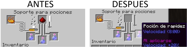 como se hace la pocion de velocidad