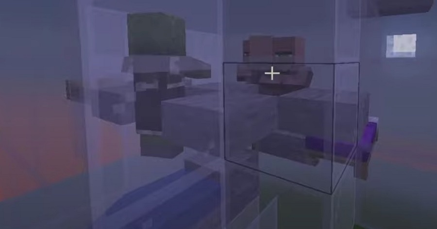 zombie in a iron farm