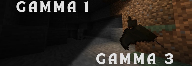 gamma em minecraft